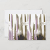 Ein unberührter See inmitten schneebedeckter Berge RSVP Karte (Rückseite)