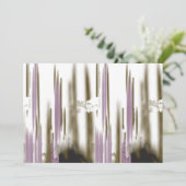 Ein unberührter See inmitten schneebedeckter Berge Save The Date (Stehend Vorderseite)