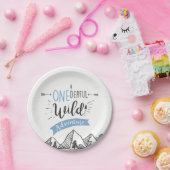 Ein unermüdlicher Wild Adventure Paper Plate Boy Pappteller (Party)