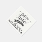 Ein unermüdliches Wild Adventure Paper Napkins Boy Serviette (Ecke)