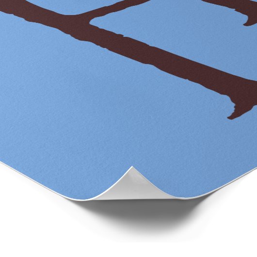 EIN UNERWARTETER JOURNEY™-Logo-Solid Poster (Ecke)