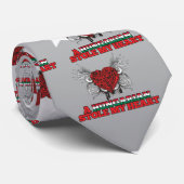 Ein Ungar stahl mein Herz Krawatte (Gerollt)