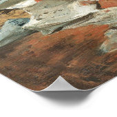 Ein unheimlich schwarzer Mops von John Emms Poster (Ecke)