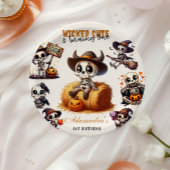 Ein unheimlich seltsamer Western Halloween erste G Pappteller