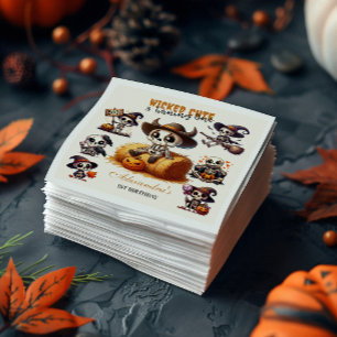 Ein unheimlich seltsamer Western Halloween erste G Serviette