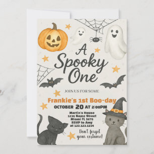 Ein unheimlicher Geburtstags Halloween Einladung
