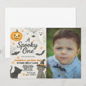 Ein unheimlicher | Geburtstags Halloween Einladung (Vorne/Hinten)