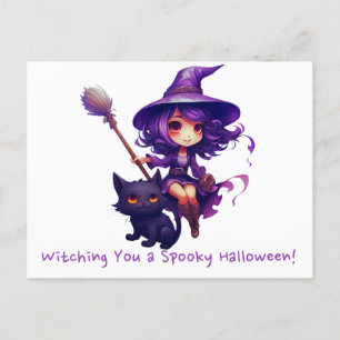 Ein unheimliches Halloween Feiertagspostkarte