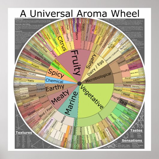 Ein Universelles Aroma-Radposter Poster (Vorne)