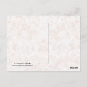 Ein Universum in einer Flasche Postkarte (Rückseite)