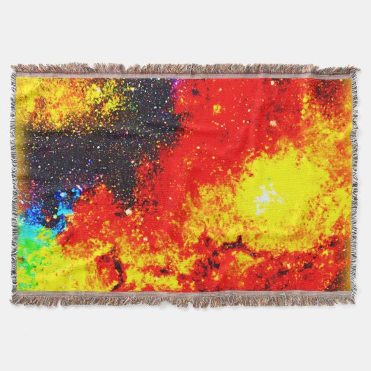 Ein Universum mit hellen Farben. Jetzt kaufen Decke (Vorderseite)