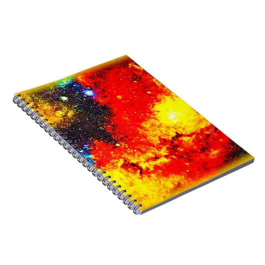 Ein Universum mit hellen Farben. Jetzt kaufen Notizblock (Rechte Seite)