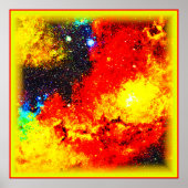 Ein Universum mit hellen Farben. Jetzt kaufen Poster (Vorne)