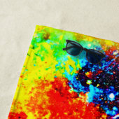 Ein Universum mit hellen Farben. Jetzt kaufen Strandtuch (Beispiel)