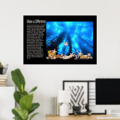 Ein Unterschied Poster (Heimbüro)