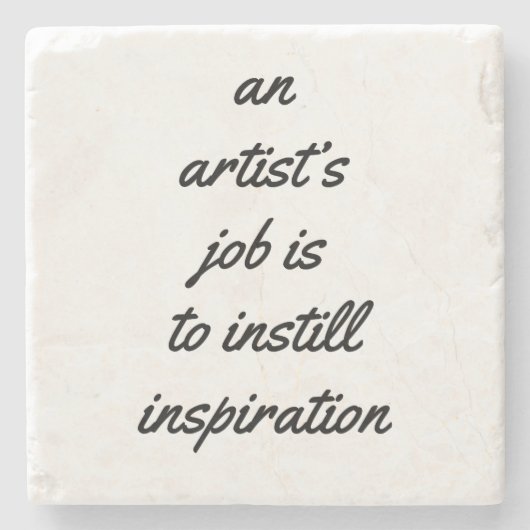 Ein Untersetzer aus einer künstlerischen Karriere (Vorderseite)