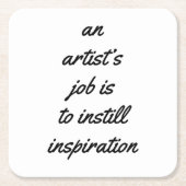 Ein Untersetzer für Künstlerarbeit (Vorderseite)