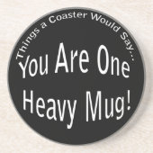 Ein Untersetzer mit schwerer Tasse (Vorne)