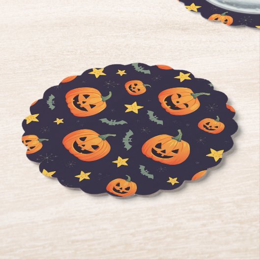 ein Untersetzer zu Halloween (angewinkelt)