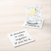 Ein Untersetzer zum Lagepapier (Vor Ort)