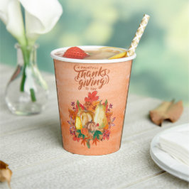 EIN UNVERGESSLICHER ERNTEDANK FÜR SIE PAPPBECHER