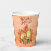 EIN UNVERGESSLICHER ERNTEDANK FÜR SIE PAPPBECHER (Rückseite)