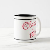 Ein unvergessliches Geschenk! Klasse der Wiederseh Zweifarbige Tasse (VorderseiteRechts)