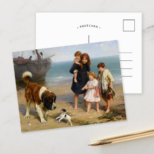 Ein unwahrscheinliches Paar   Arthur John Elsley Postkarte