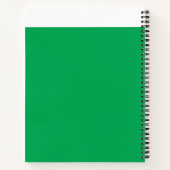 Ein üppiger, grüner Farn mit zartem, verzaubertem  Notizblock (Rückseite)