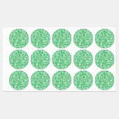 Ein üppiger, grüner Farn mit zarten, rauen Fronten Etiketten (Blatt)