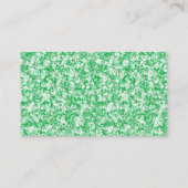 Ein üppiger, grüner Farn mit zarten, rauen Fronten Visitenkarte (Rückseite)