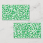 Ein üppiger, grüner Farn mit zarten, rauen Fronten Visitenkarte (Vorne/Hinten)