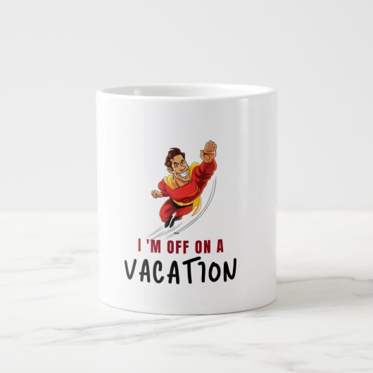 EIN URLAUB Jumbo-Tasse (Vorderseite)