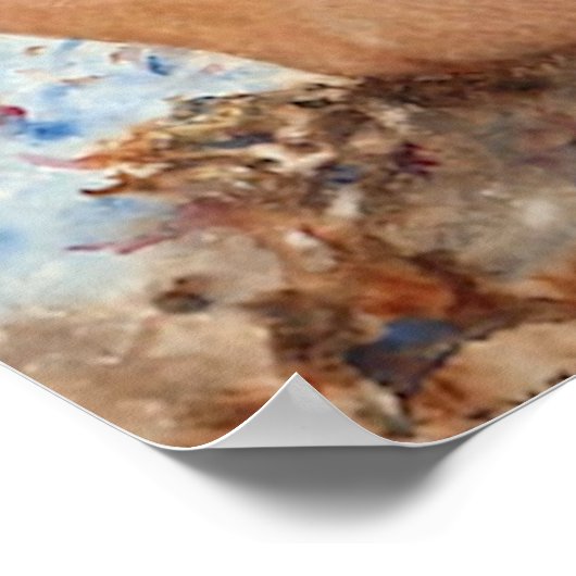 Ein Urlaub Poster (Ecke)