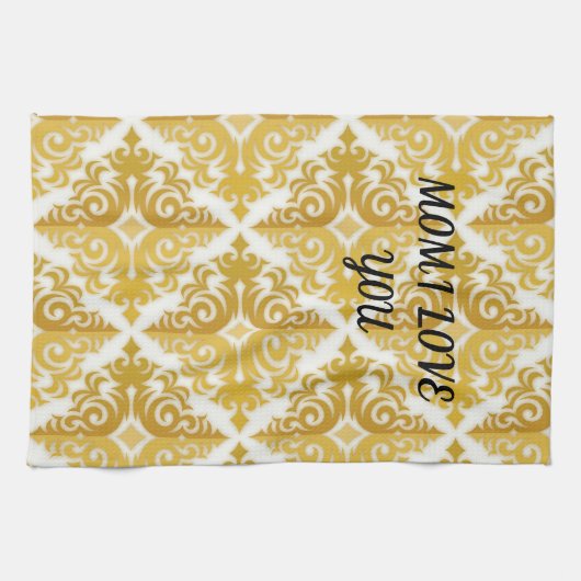 Ein Urlaubskleid für deine Mutter Geschirrtuch (Horizontal)