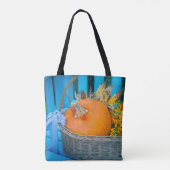 Ein Urlaubskorb mit Kürbis Tasche (Rückseite)