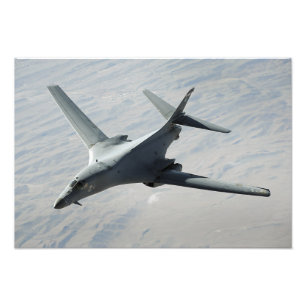 Ein US-LuftwaffeB-1B Lancer auf einer Fotodruck