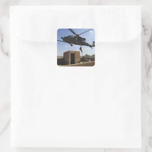 Ein US-Luftwaffenparadies Quadratischer Aufkleber (Tasche)