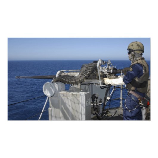 Ein US-Marine-Gunner-Partner Fotodruck (Vorne)