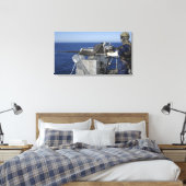 Ein US-Marine-Gunner-Partner Leinwanddruck (Insitu (Schlafzimmer))