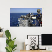 Ein US-Marine-Gunner-Partner Poster (Heimbüro)