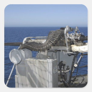 Ein US-Marine-Gunner-Partner Quadratischer Aufkleber