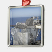 Ein US-Marine-Gunner-Partner Silbernes Ornament (Links)