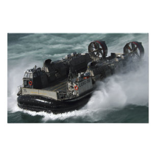 Ein US-Marine-Landungsboot-Luftpolster Fotodruck