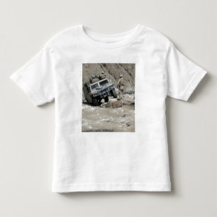 Ein US-Marinesoldat, der den Fahrer von einem Kleinkind T-shirt