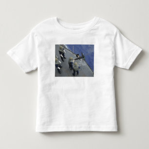 Ein US-Seemann feuert ein 50 Kaliber M2HB ab Kleinkind T-shirt