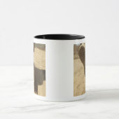 Ein US-Soldat läuft auf einem schmutzigen Pfad Tasse (Zentrum)