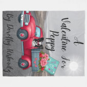 Ein Valentin für Peppy Fleece Blanket (Vorderseite (Horizontal))
