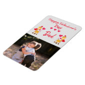 Ein Valentin für Vater Foto Magnet (Linke Seite)