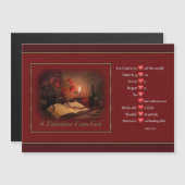 Ein Valentin von der Magnetkarte Gottes (Vorne/Hinten)